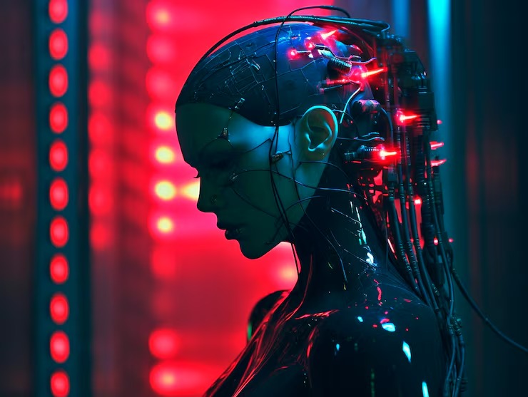 imgi 49 cyberpunk illustration with neon colors futuristic technology 23 2151672002